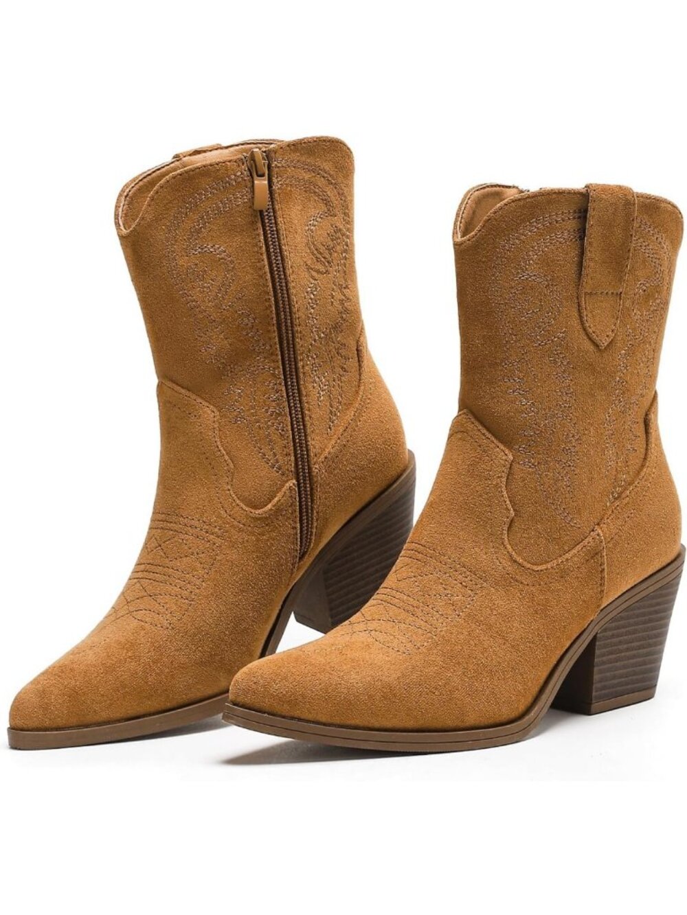 Stylish Western Ankle Boots for Women | Embroidered Cowboy Booties